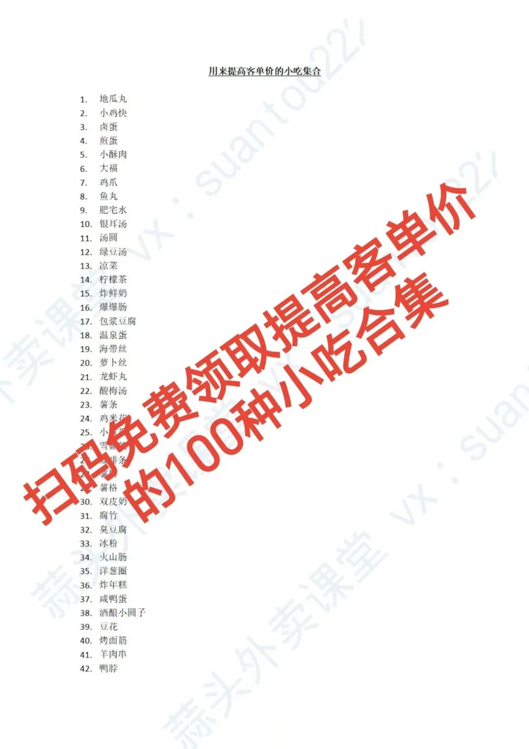 小吃矩阵怎么提高外卖客单价？菜单分层与套餐组合实操【蒜头外卖运营】文章配图