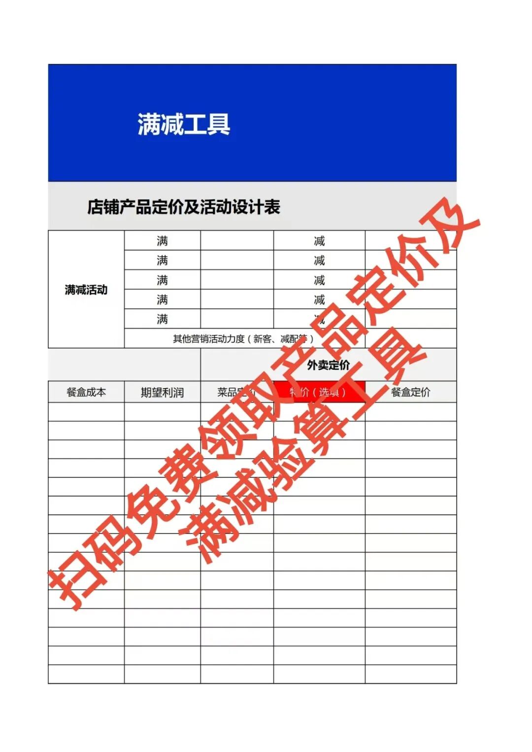 产品定价定生死!满减设错一天亏5000,这3个验算公式老板必看【蒜头外卖代运营案例】文章配图